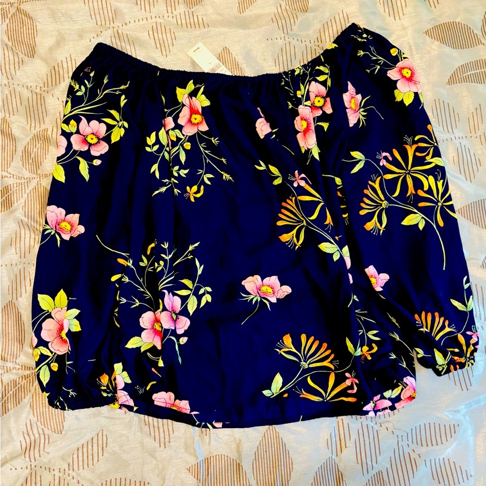 🌸 NWT GAP Floral Boho Blouse | Size L